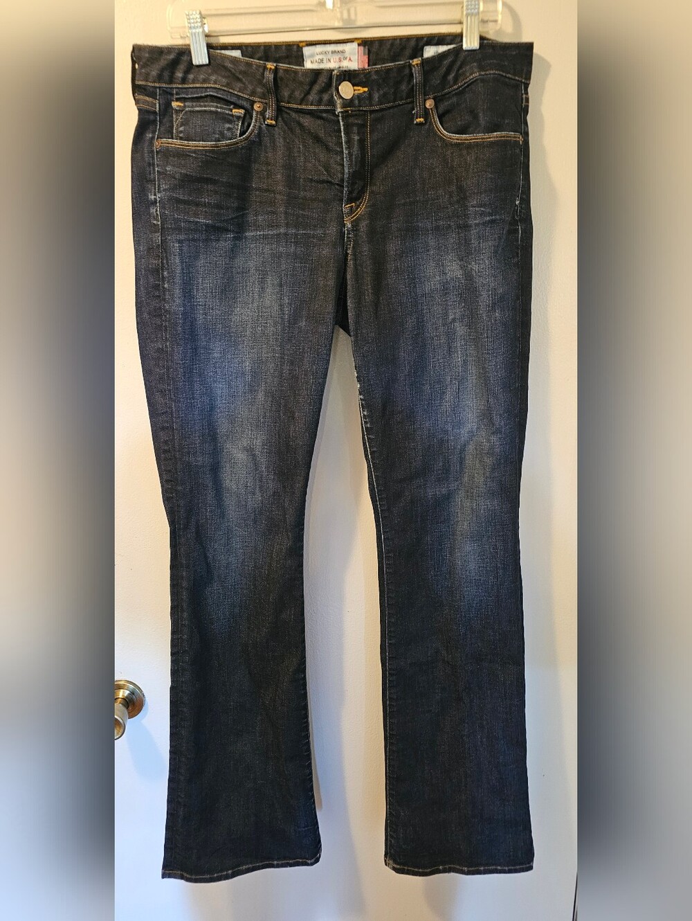 Lucky Brand White Oak Cone Denim Lolita Bootcut Jeans Blue‎ Size 12/31